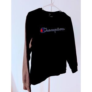 Champion boys sweatshirt Sz L Black